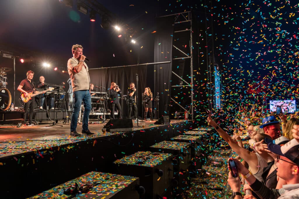 Wolter Kroes en de Marcel Fisser Band, live op Grootebroek Gaat Los 2025.